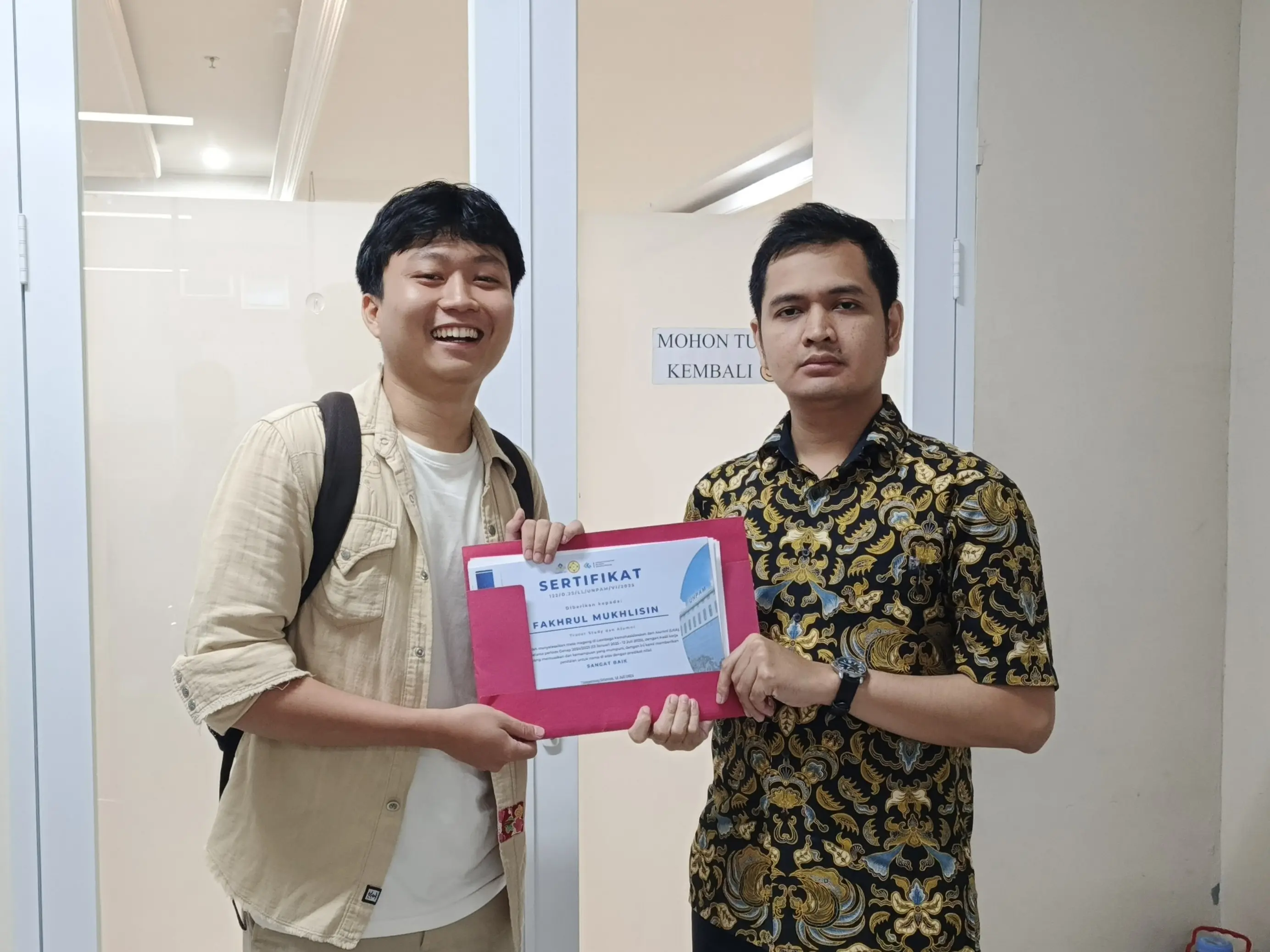 Sertifikat Magang LKA